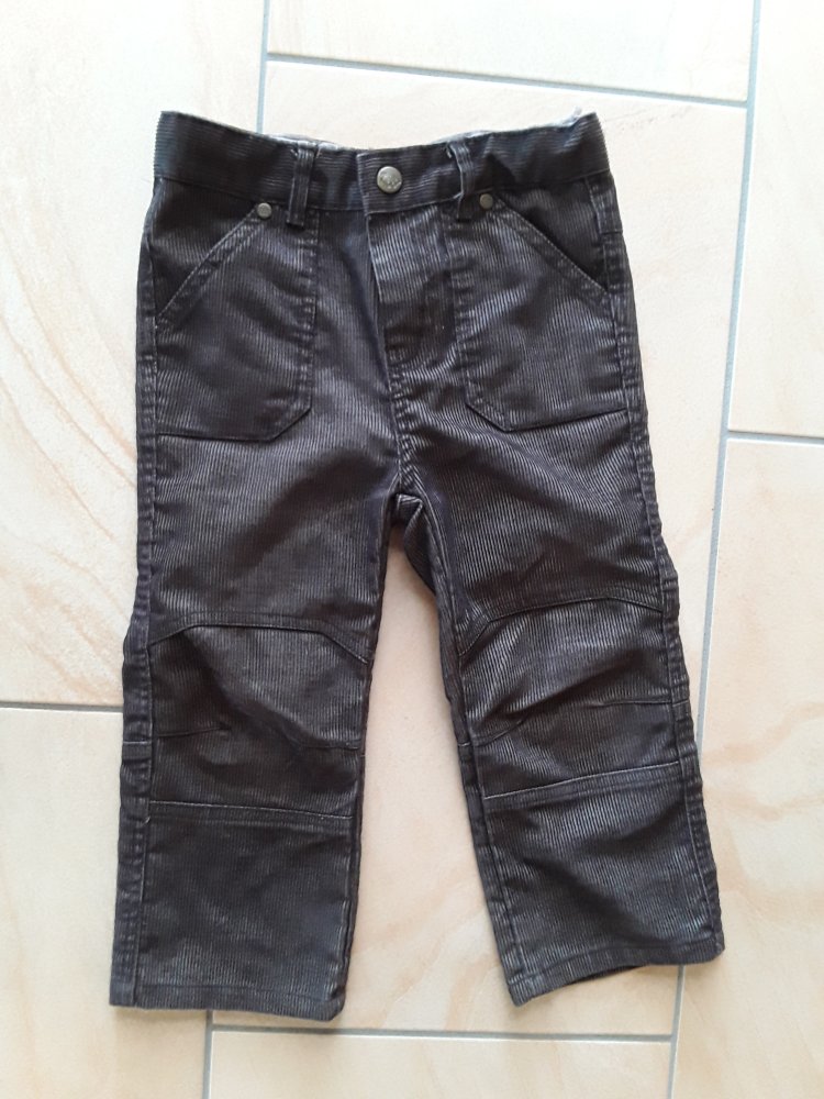 dunkelbraune Cordhose in Gr. 92
