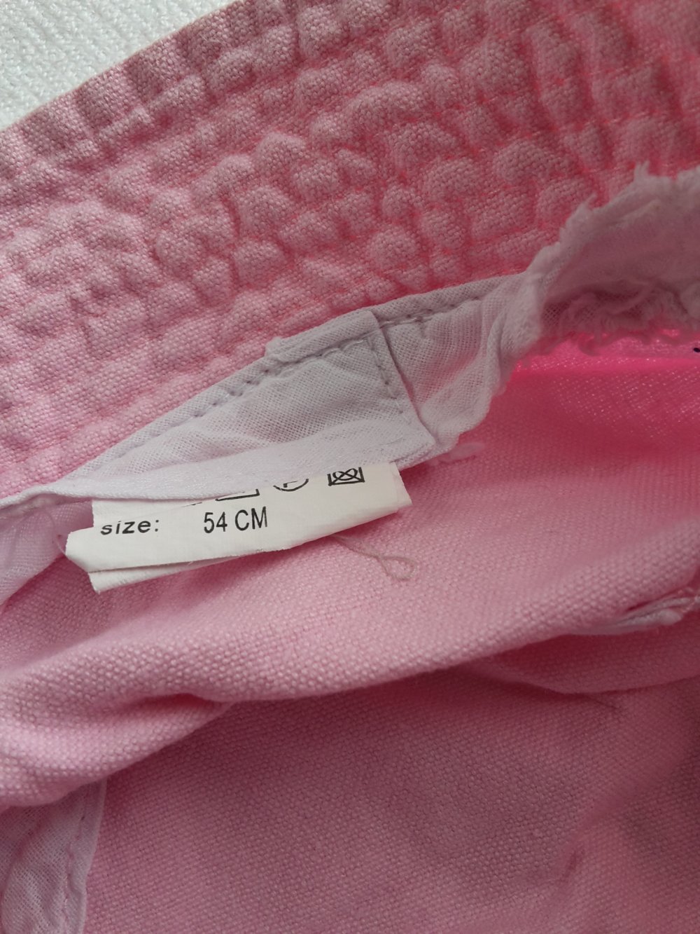 rosafarbener Sommerhut / Fischerhut in Gr. 54