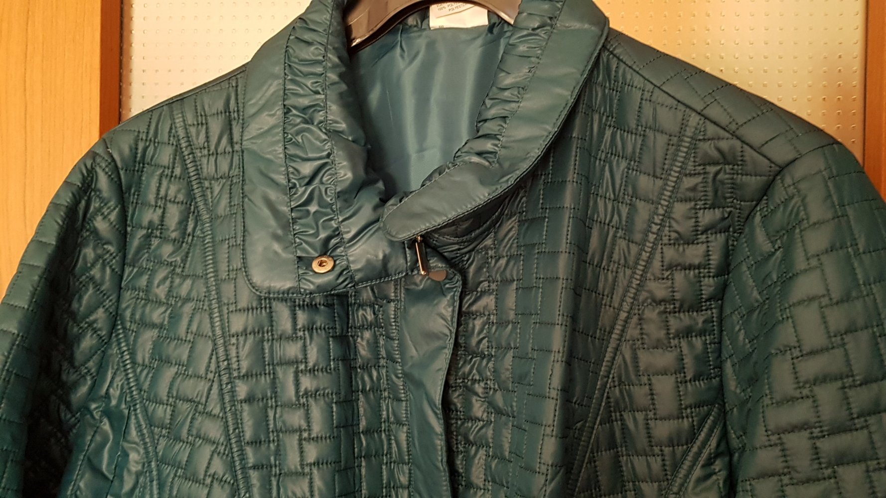 neue Steppjacke für den Übergang in petrol Gr. 54 