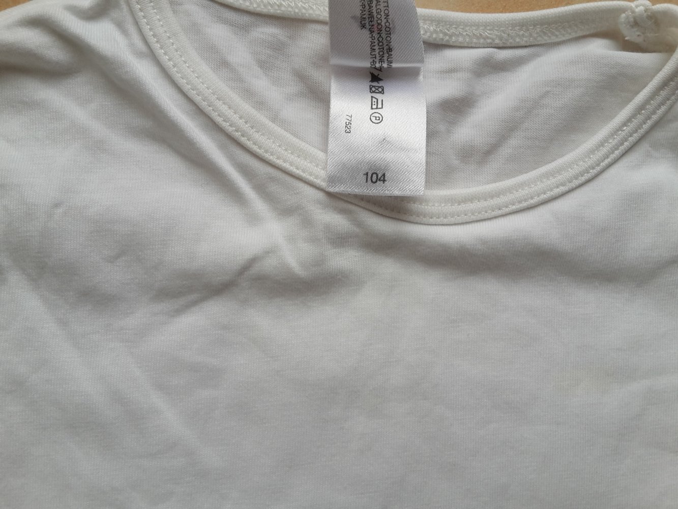 weißes LAShirt in Gr. 104 