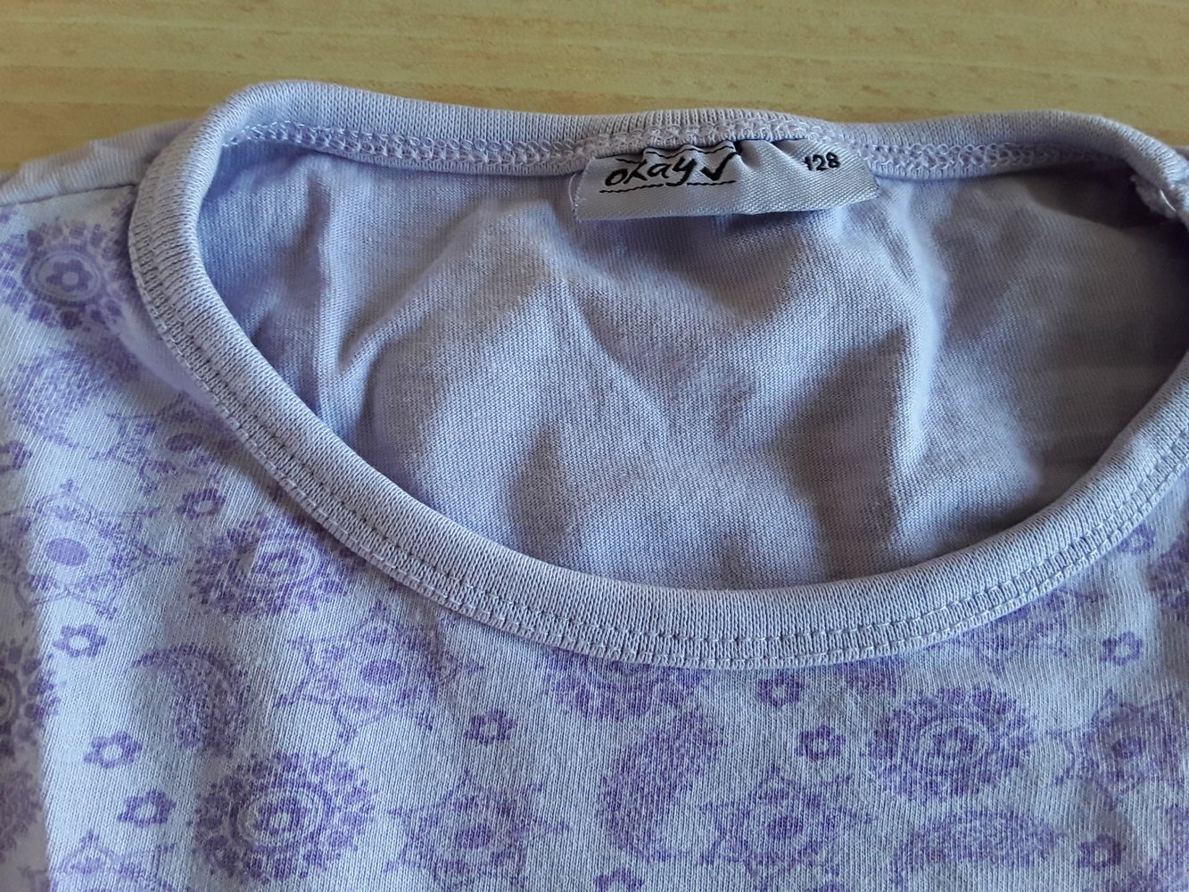 lilafarbene Tunika in Gr. 128