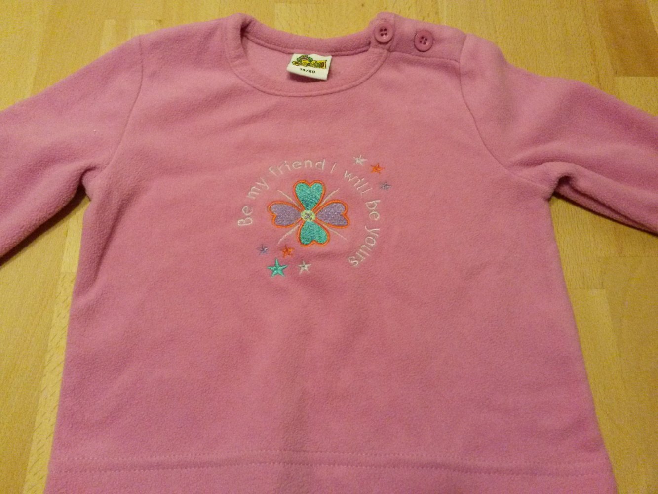 Fleecepullover in Gr 74/80 von Papagino