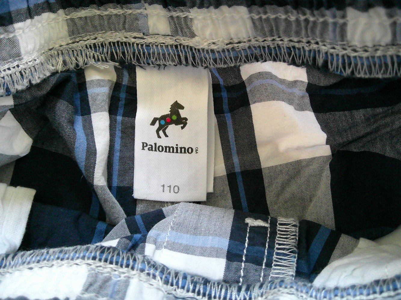 kurze, karierte Hose Gr. 110 von Palomino