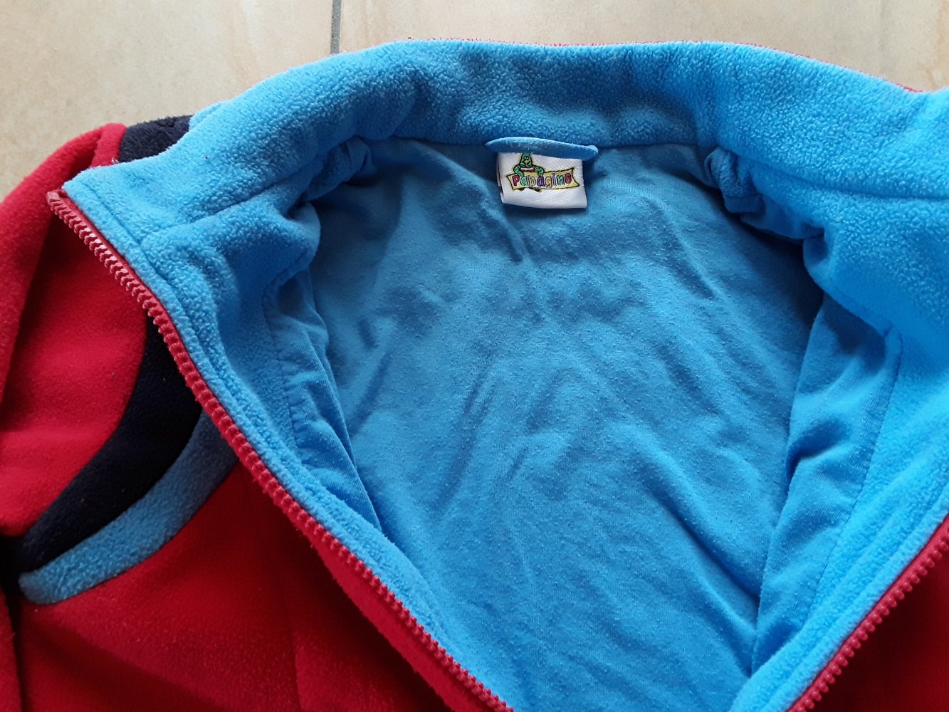 schöne warme Fleecejacke in Gr. 86/92 von Papagino