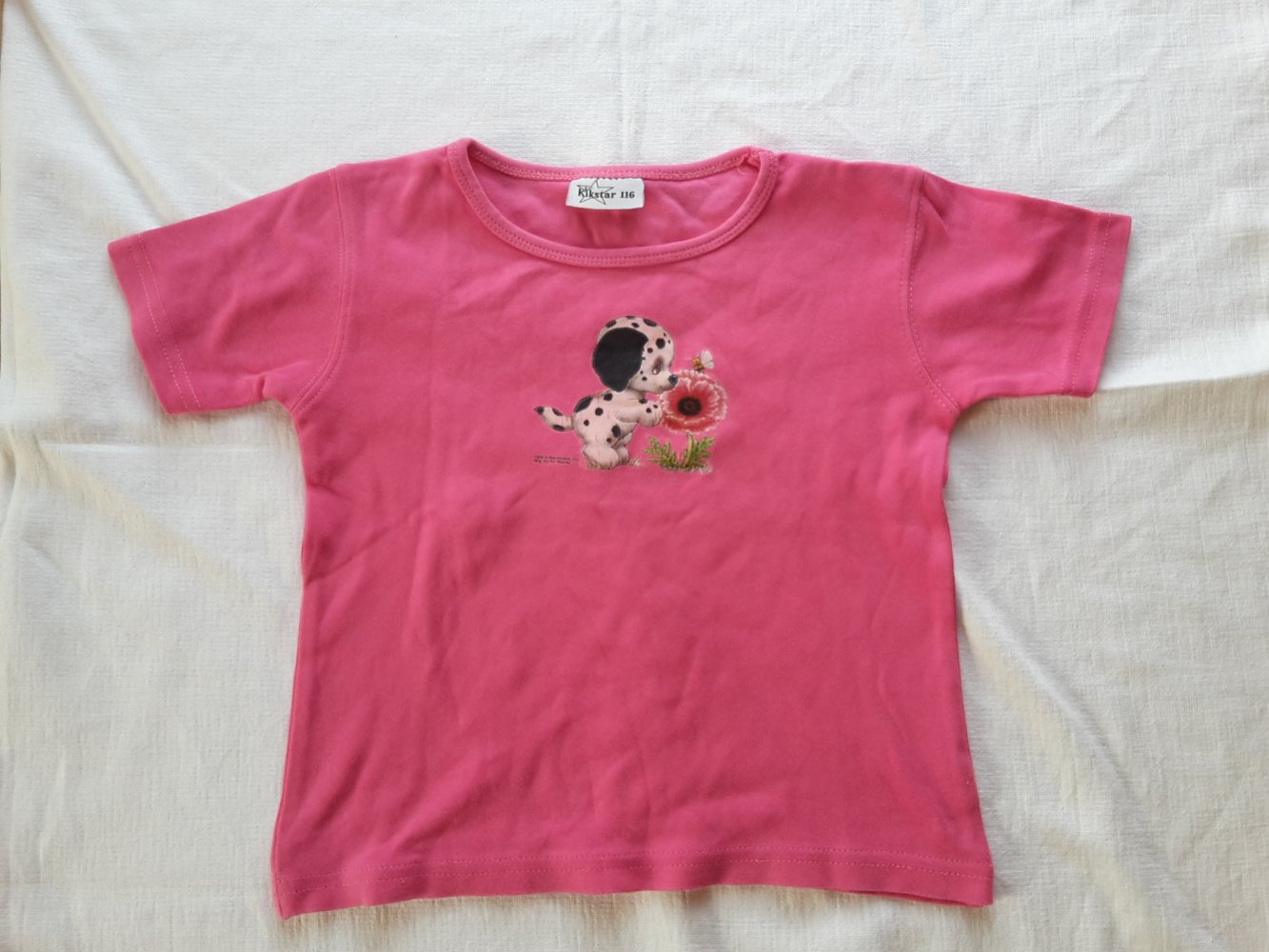 pinkes T-Shirt in Gr. 104 