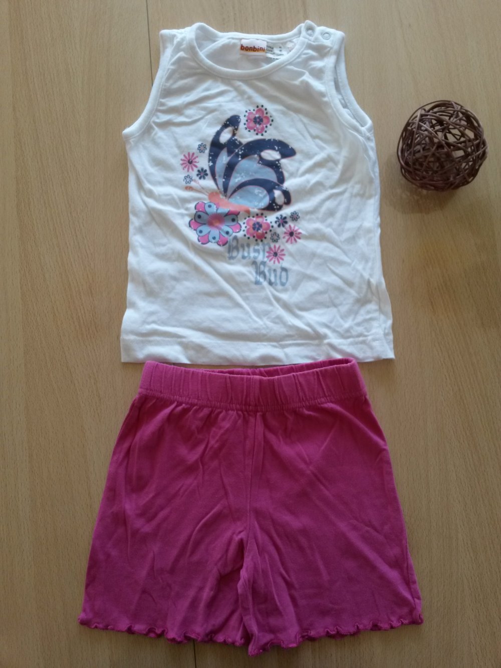 tolles Sommerset (Top und Shorts) in Gr. 80 von Bon prix