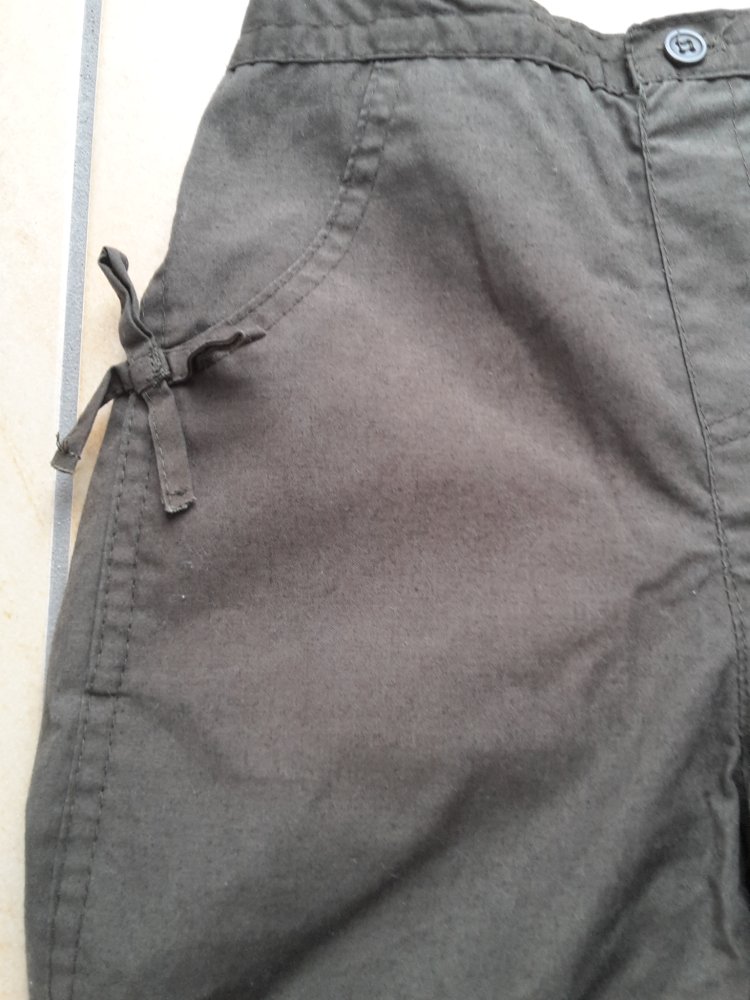 Sommerhose khakifarben in Gr. 86 