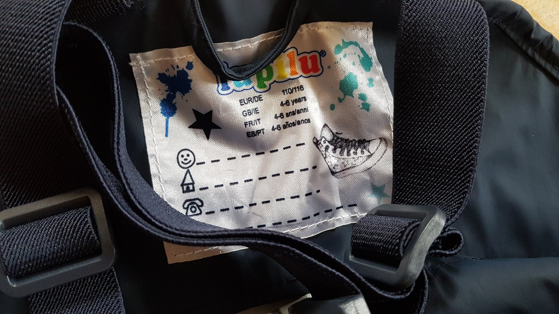 ungefütterte Regenhose Gr. 110/116 von lupilu - kaum getragen