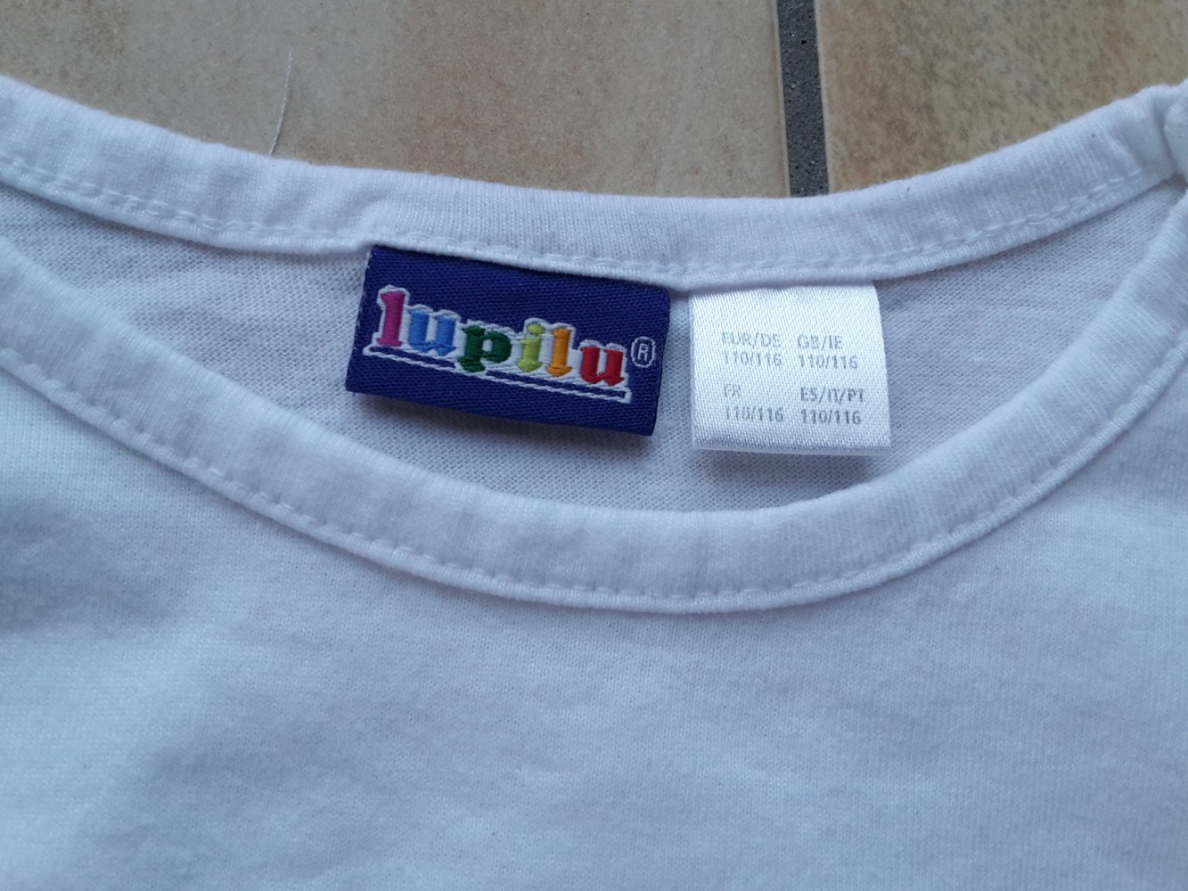 weißes LAShirt in Gr. 110/116 