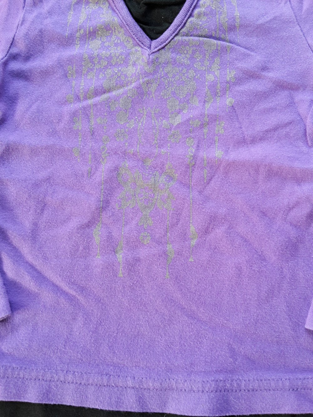 schönes LAShirt mit Glitzer in Gr. 98