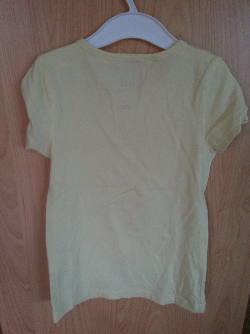 gelbes T-Shirt in Gr. 110/116 von H&M