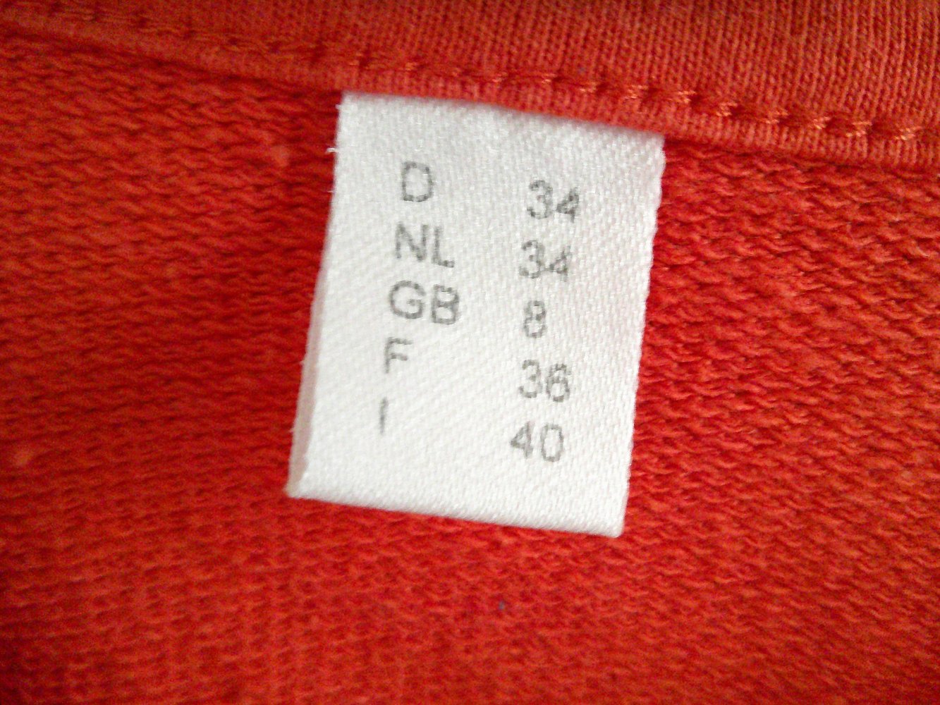 oranges Sweatshirt Gr. 34