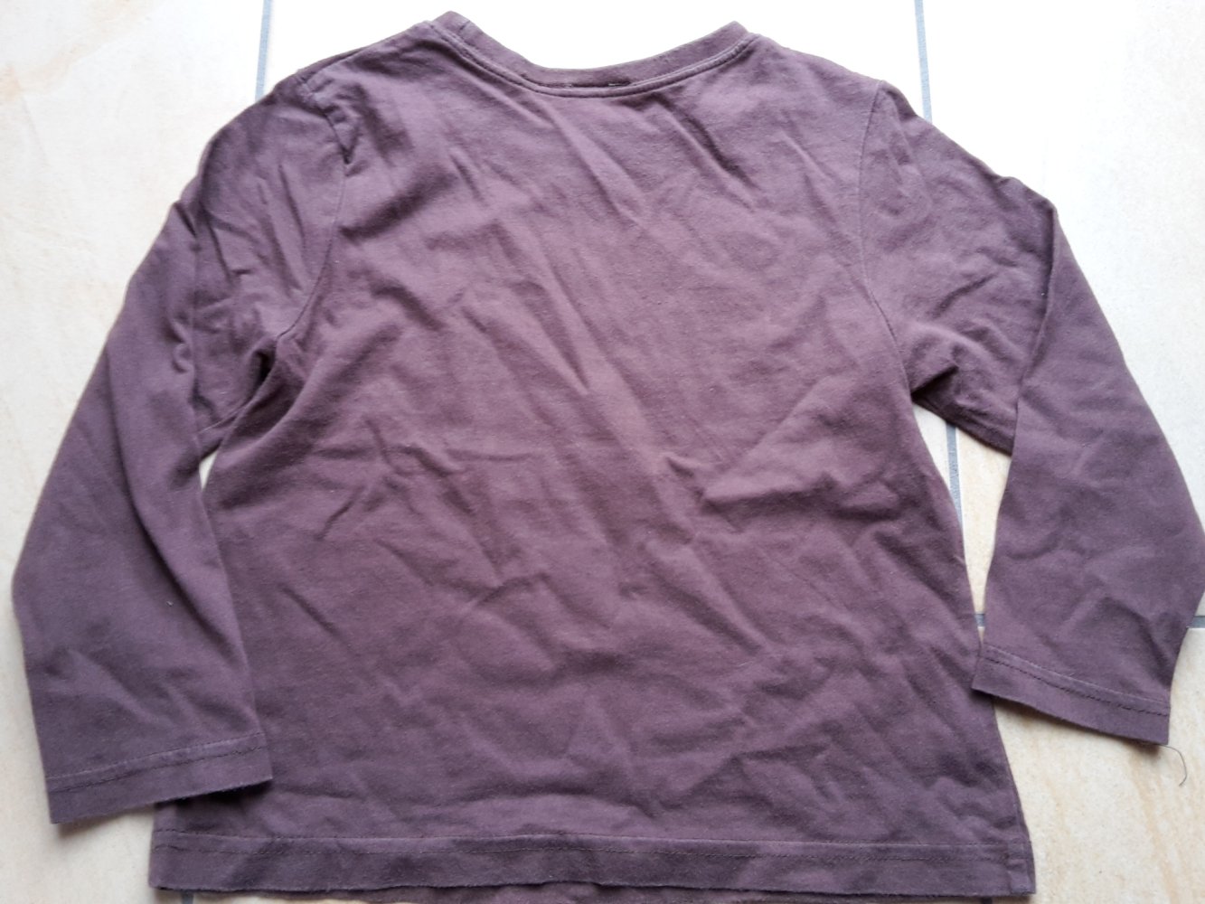 braunes LAShirt in Gr. 92/98 von bonbini