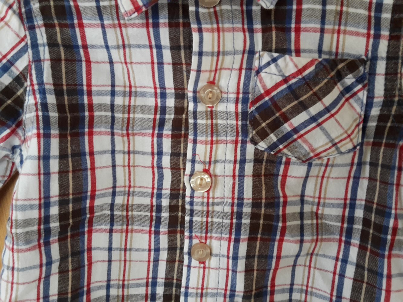 sçhönes kariertes Hemd in Gr. 74 