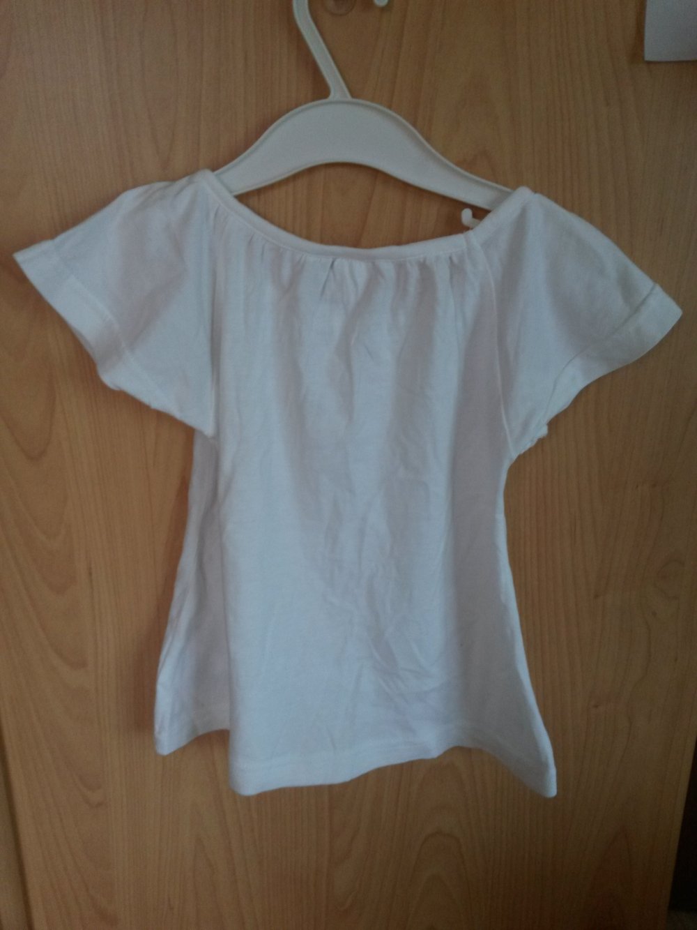 weiße Tunika in Gr. 86 von H&M