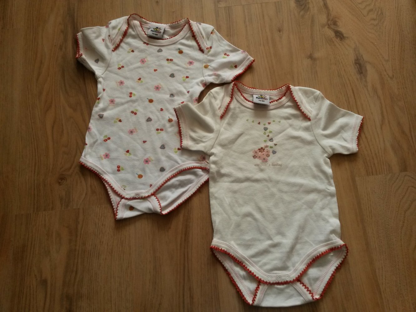 2 Bodys in Gr. 74/80 von Papagino