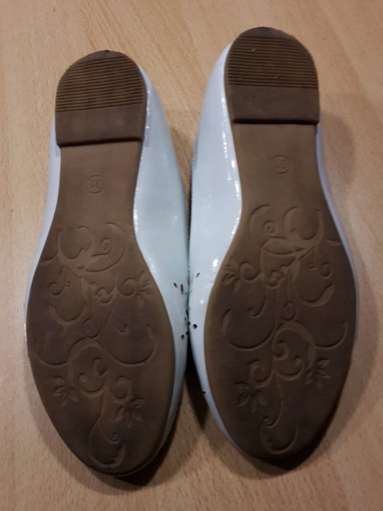 Ballerinas in Gr. 31 (helles mintgrün)