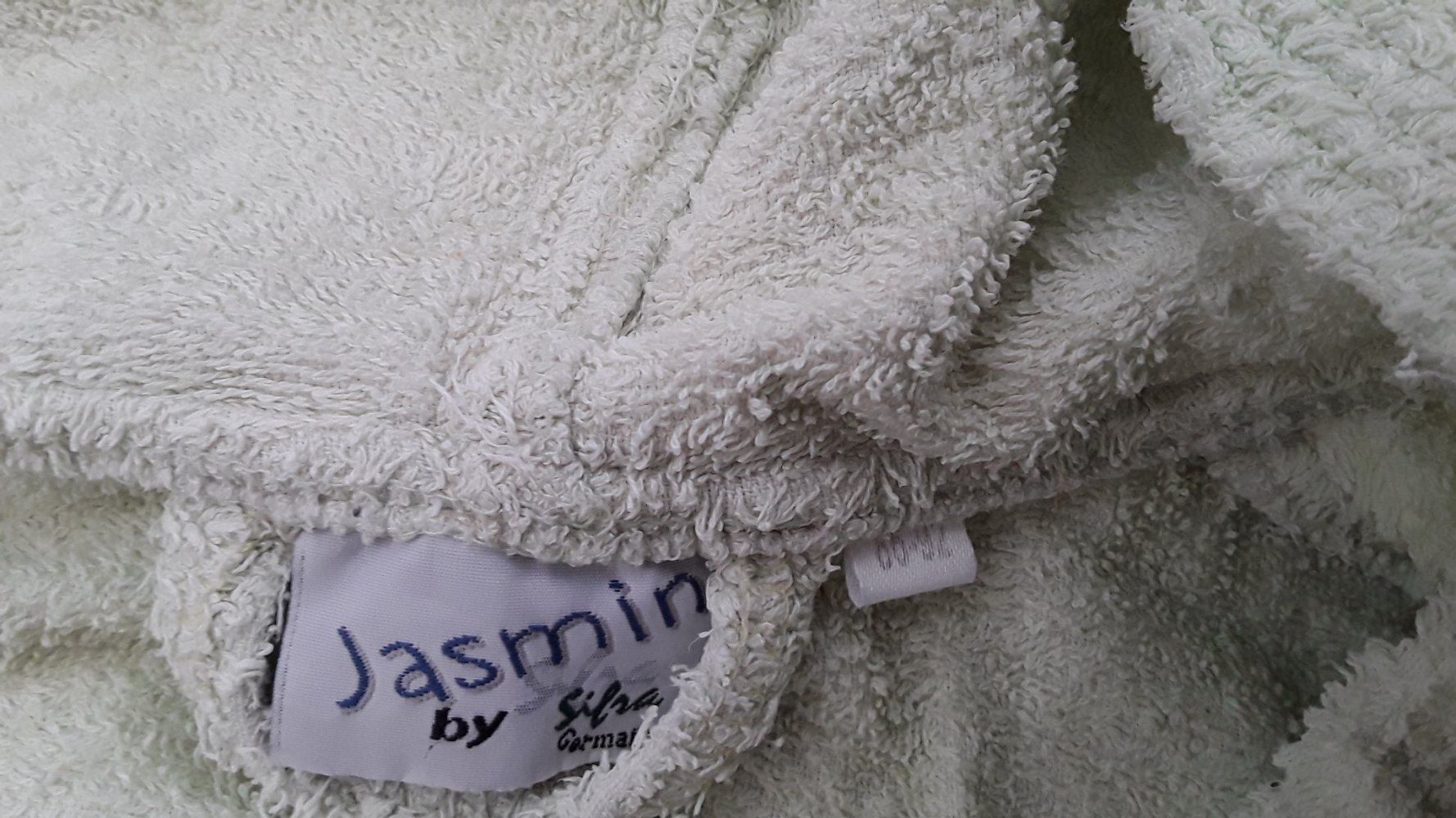 lindgrüner Bademantel 86/92