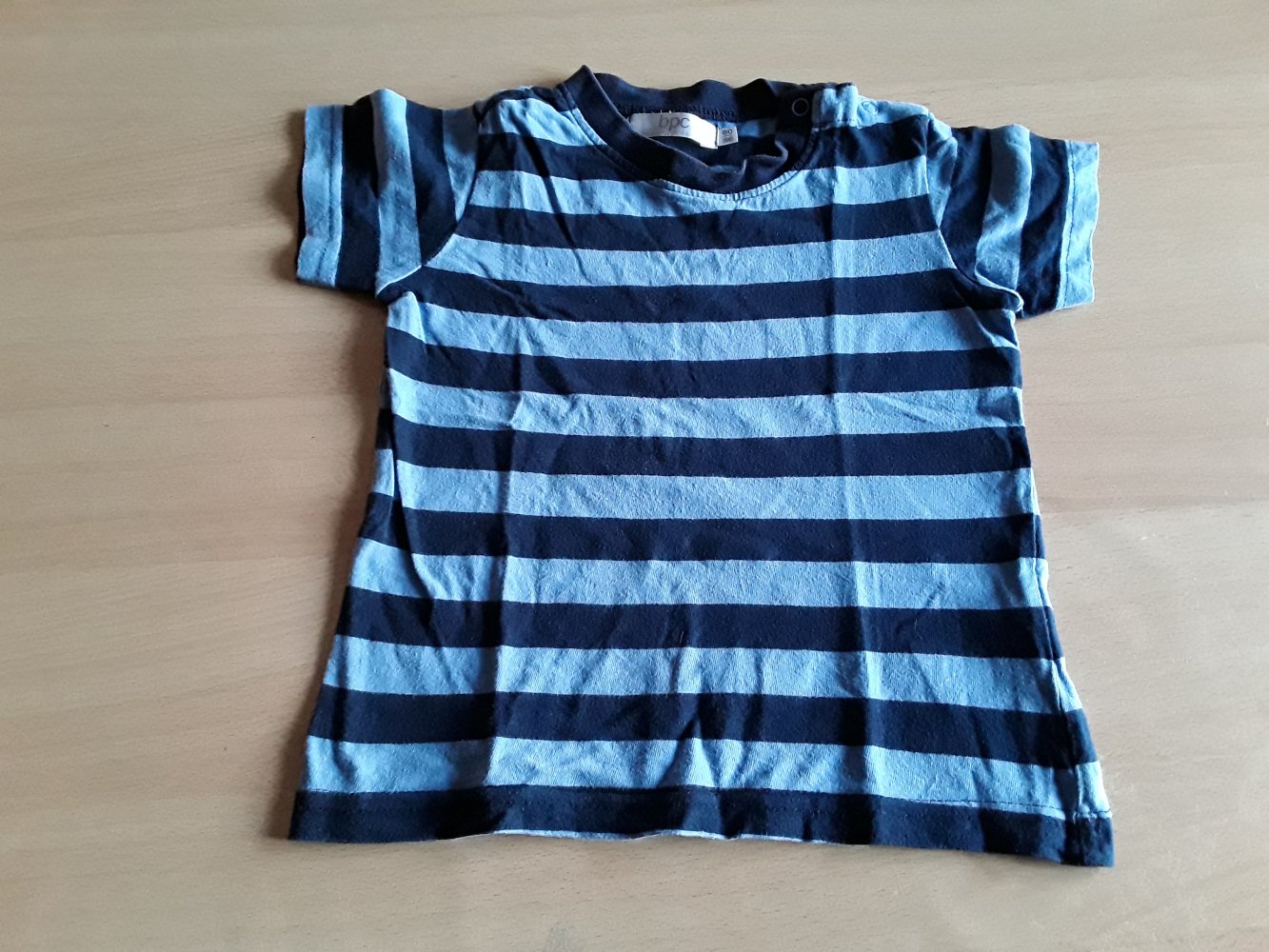 blau gestreiftes T-Shirt in Gr. 86/92 von Bon Prix