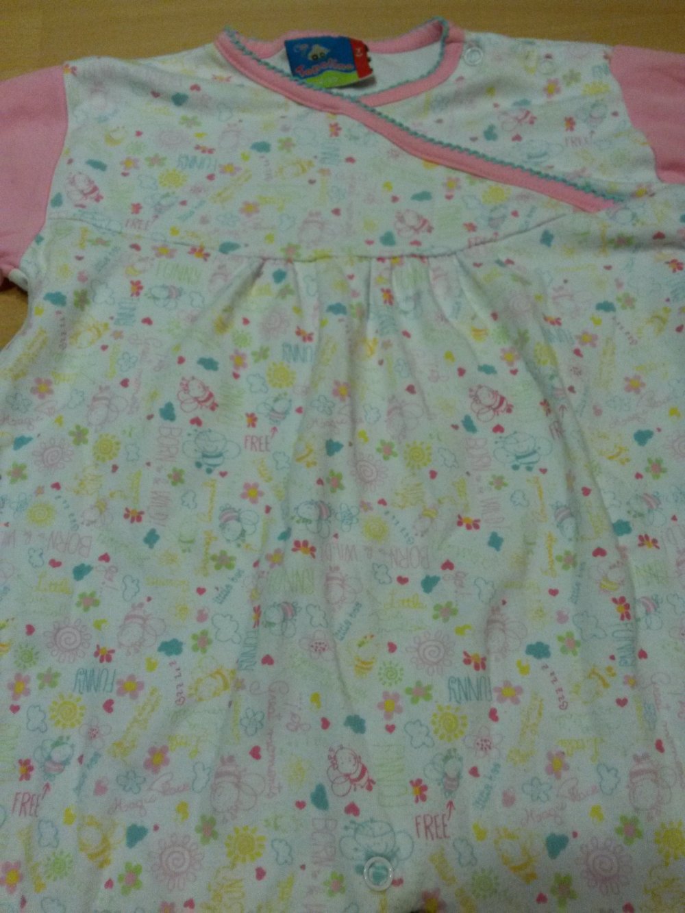 einteiliger, langer Schlafanzug in Gr. 74/80 von Topolino