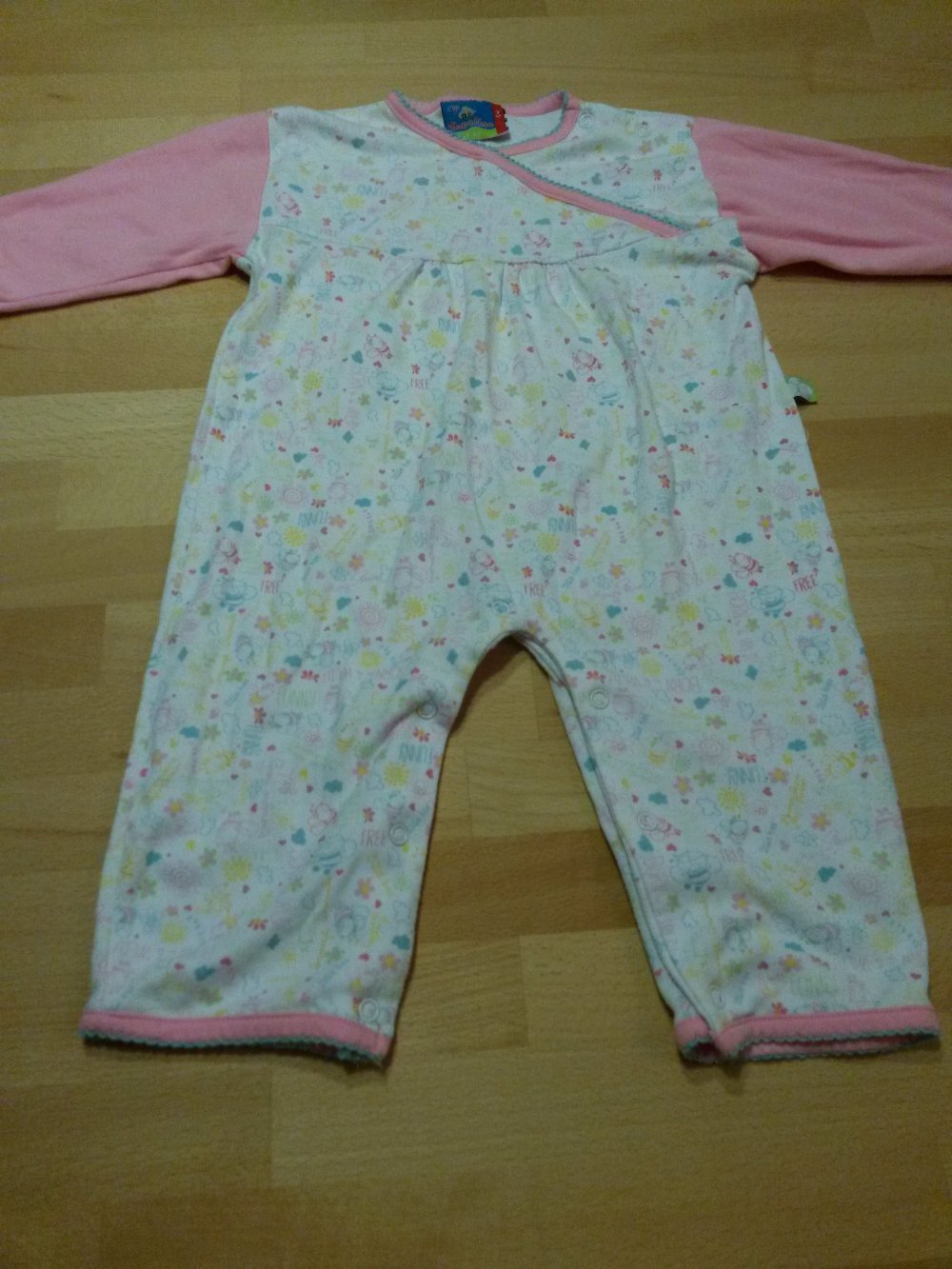 einteiliger, langer Schlafanzug in Gr. 74/80 von Topolino