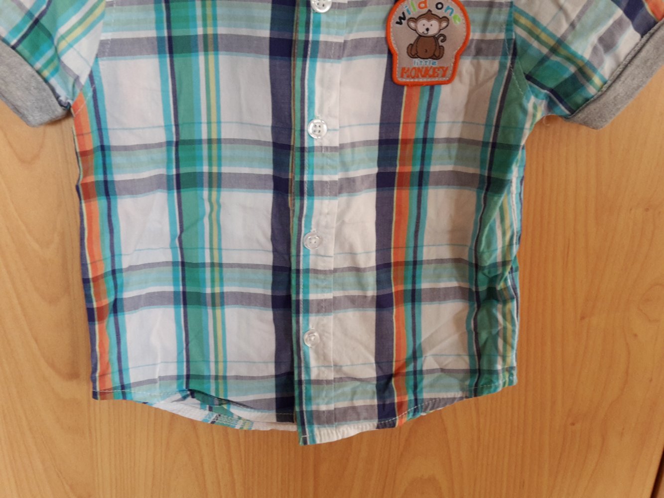 tolles kariertes Hemd in Gr. 86 von Bubble Gum kaum getragen