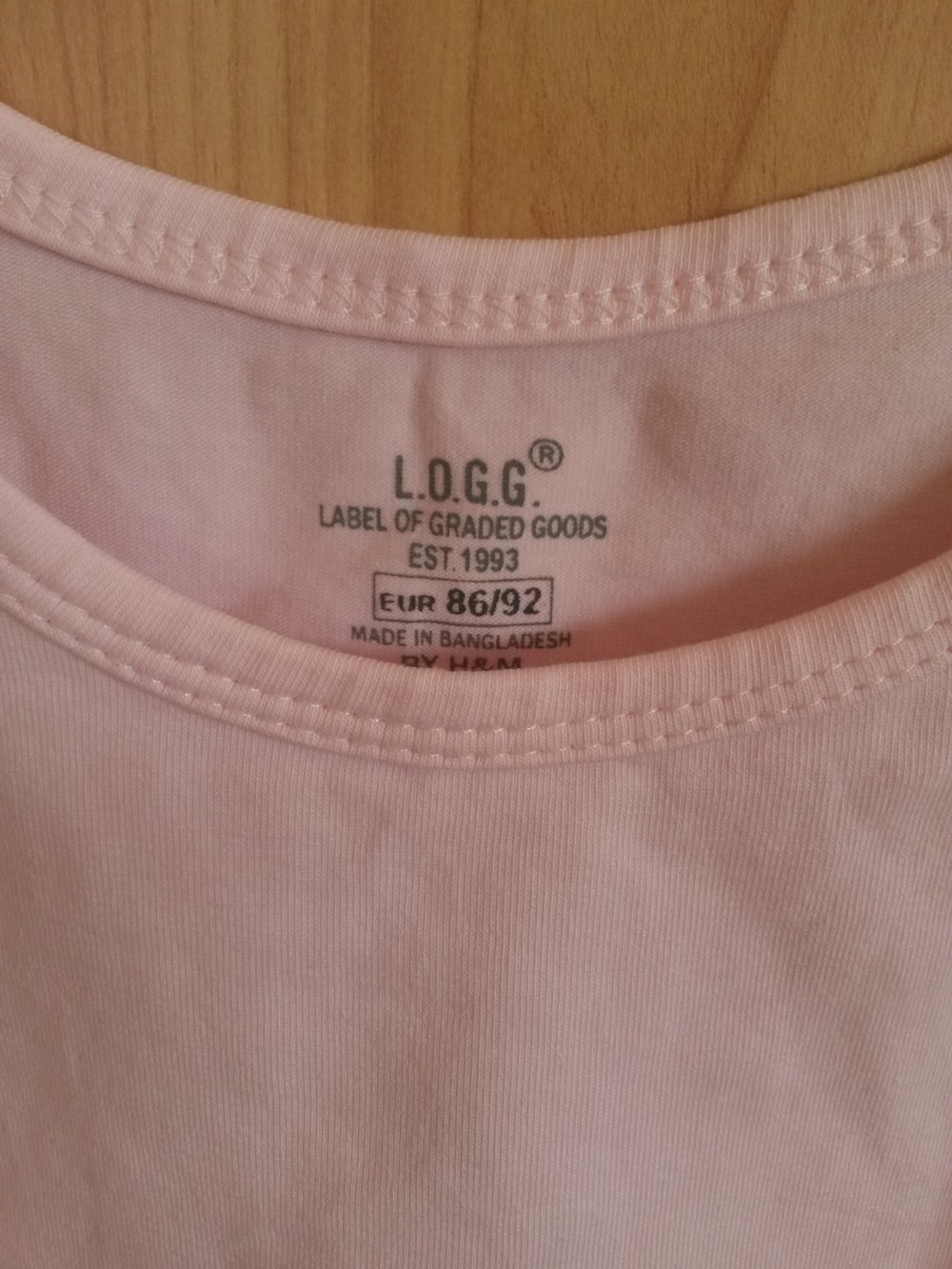 rosafarbenes Top in Gr. 86/92 von H&M