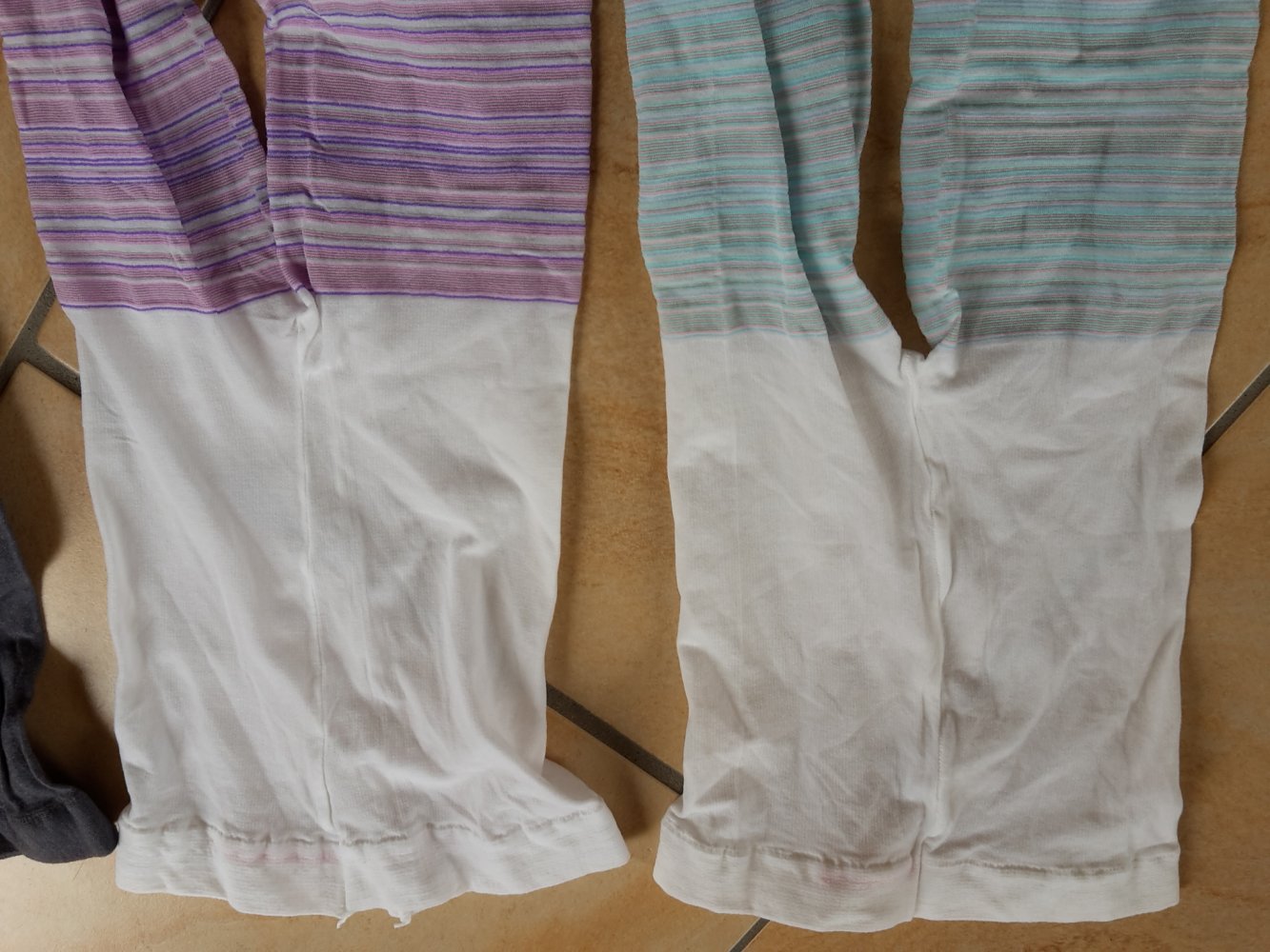 3 ungetragene Feinstrumphosen in Gr. 110/116