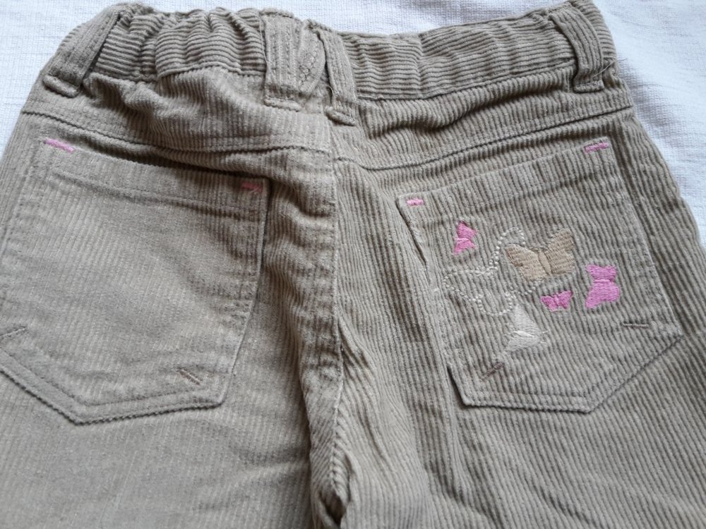 beige Thermocordhose in Gr. 98