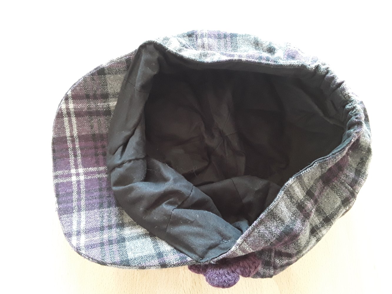 ungetragene karierte Baskenmütze/ Mütze/ Basecap/ Gr. 54-56 (10/14) von vertbaudet