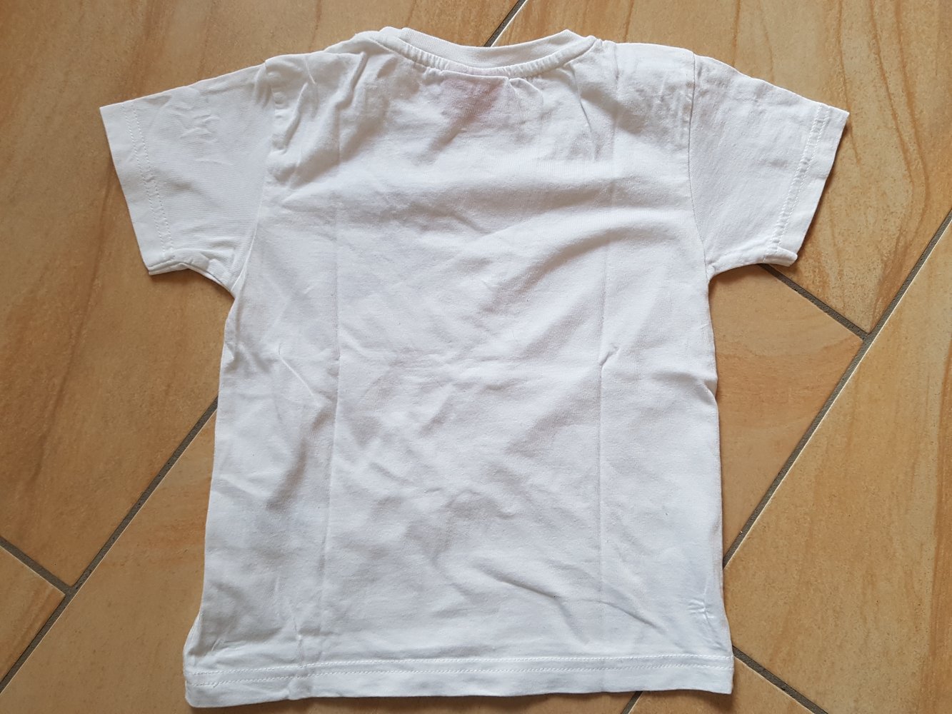 weißes T-Shirt in Gr. 92/98 von Scout