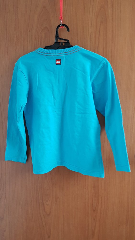 türkises Langarmshirt Gr. 128 von Lego wear