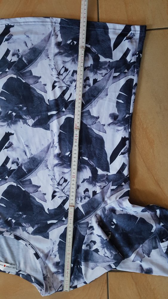 gemustertes Shirt Gr. 52 von Helena Vera (HSE 24) - dreiviertel Arm