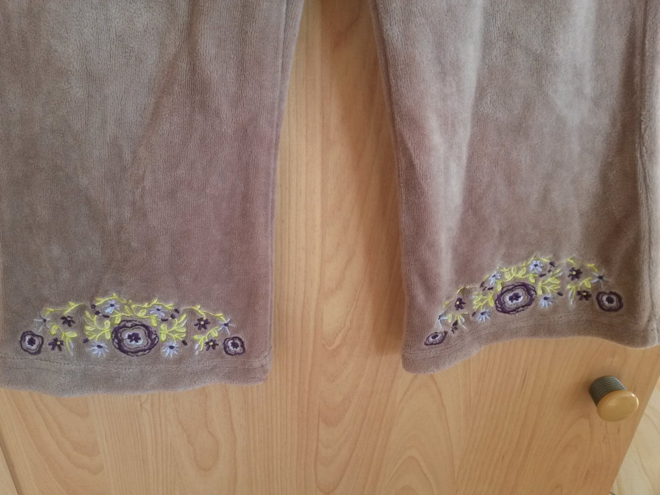 braune Hose/ Jogginghose Gr. 92/98 von bonbini