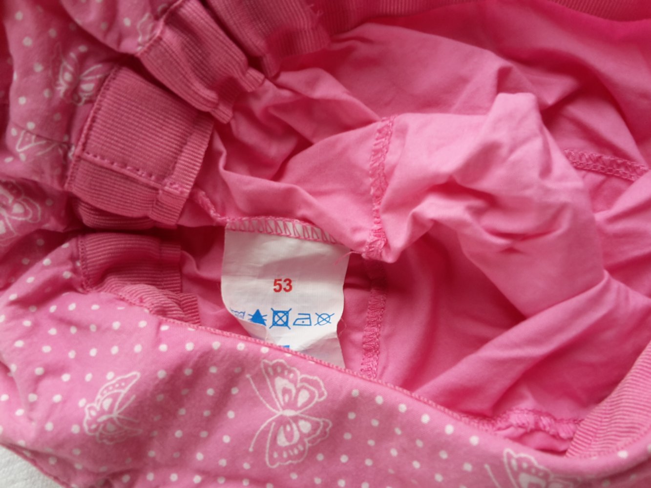 Sommerhut mit Nackenschutz in Gr. 53 von bobo