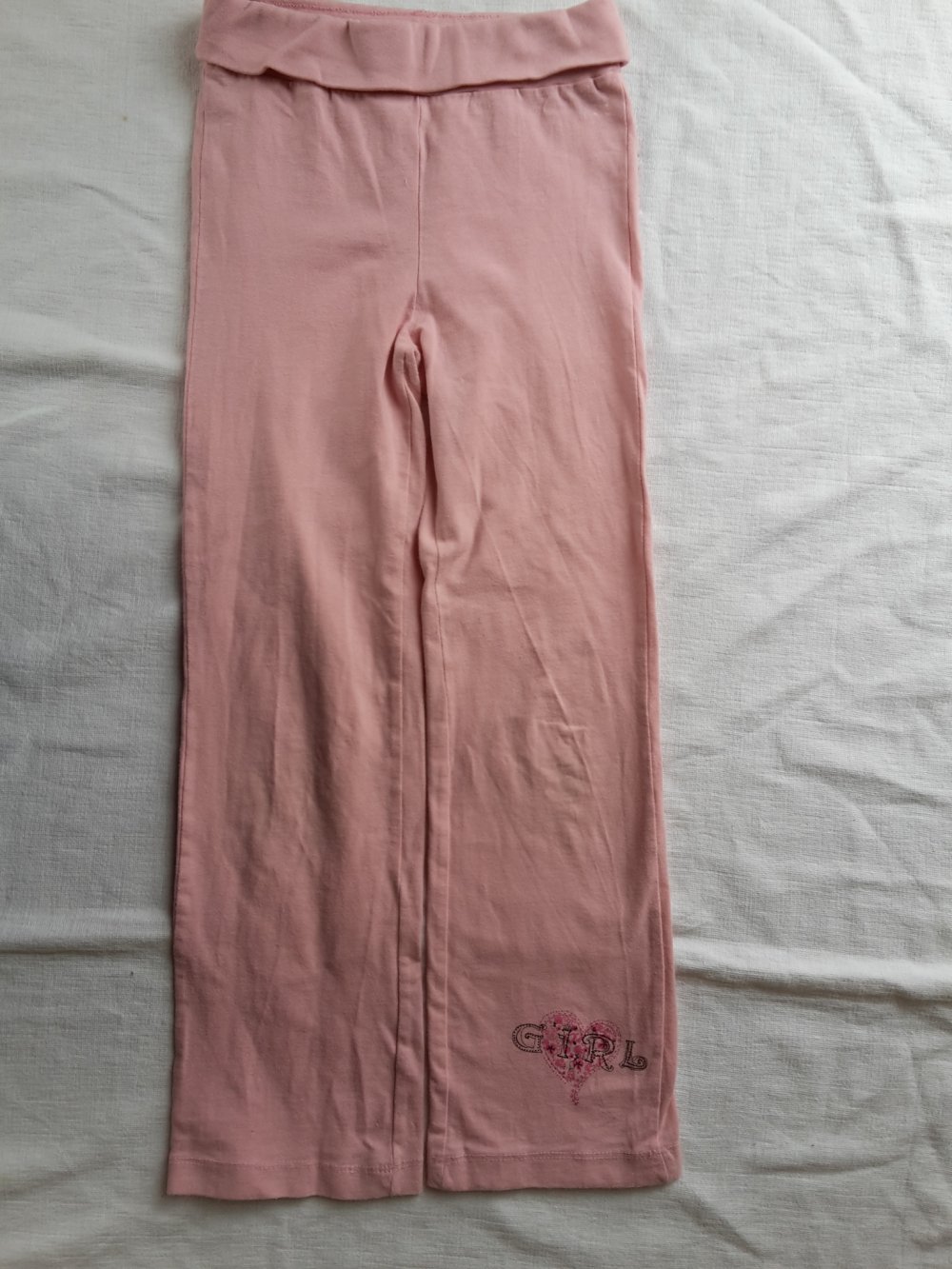 rosafarbene Jogginghose in Gr. 110/116 (basic line)