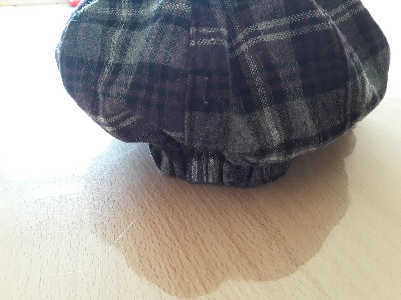 ungetragene karierte Baskenmütze/ Mütze/ Basecap/ Gr. 54-56 (10/14) von vertbaudet