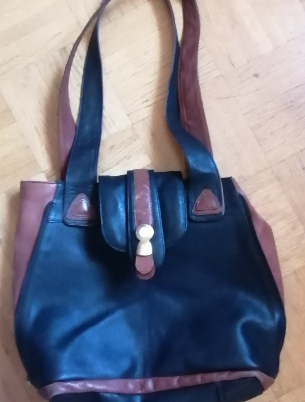 Leder Shopper 'fancy' neuwertig