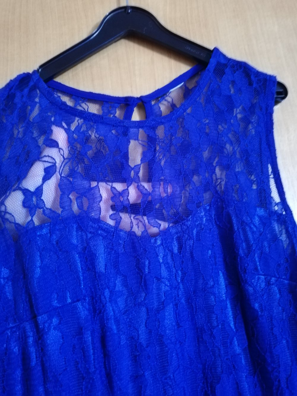 H M Kleid Mit Spitze Knielang Kleiderkorb De