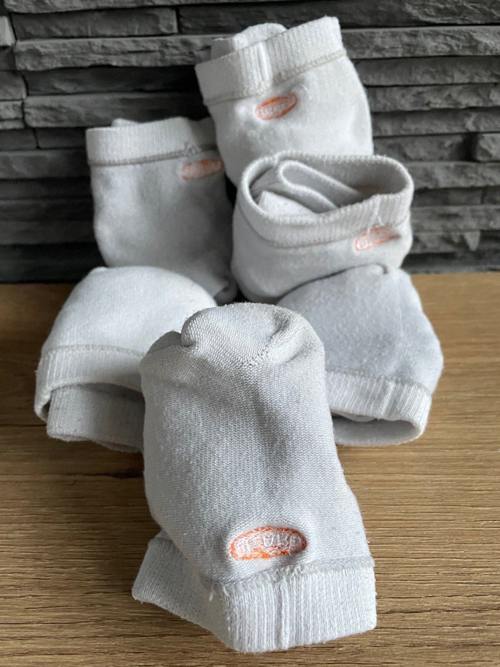 6 Paare weiße Zehensocken Lizard barfuß Socken - 38