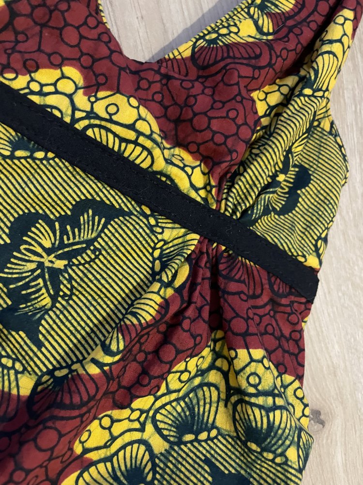 Handtasche - Beuteltasche - Baumwolle - aus Uganda - Handarbeit