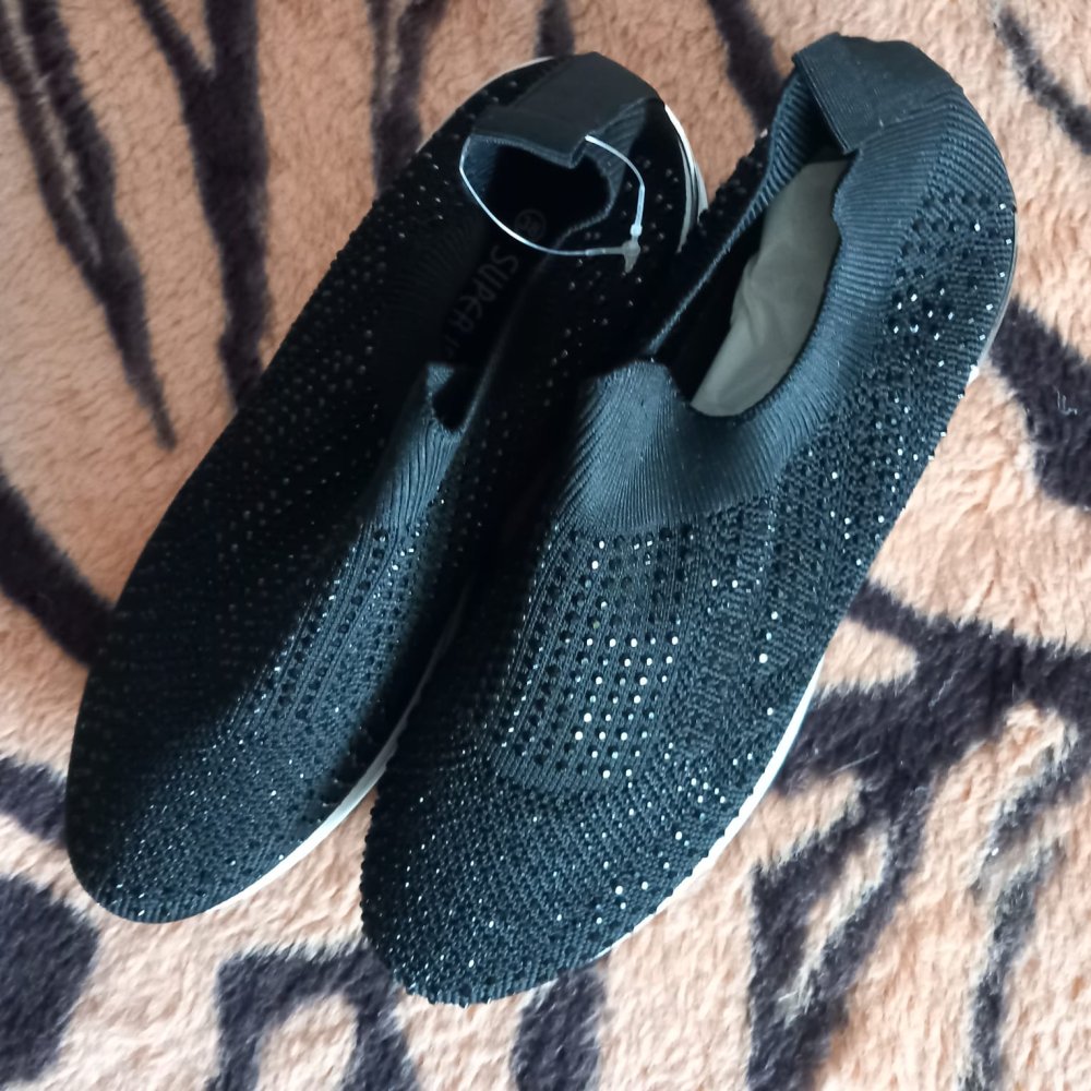 *** NEU ~ Bequeme Schuhe ~ Glitzer ***