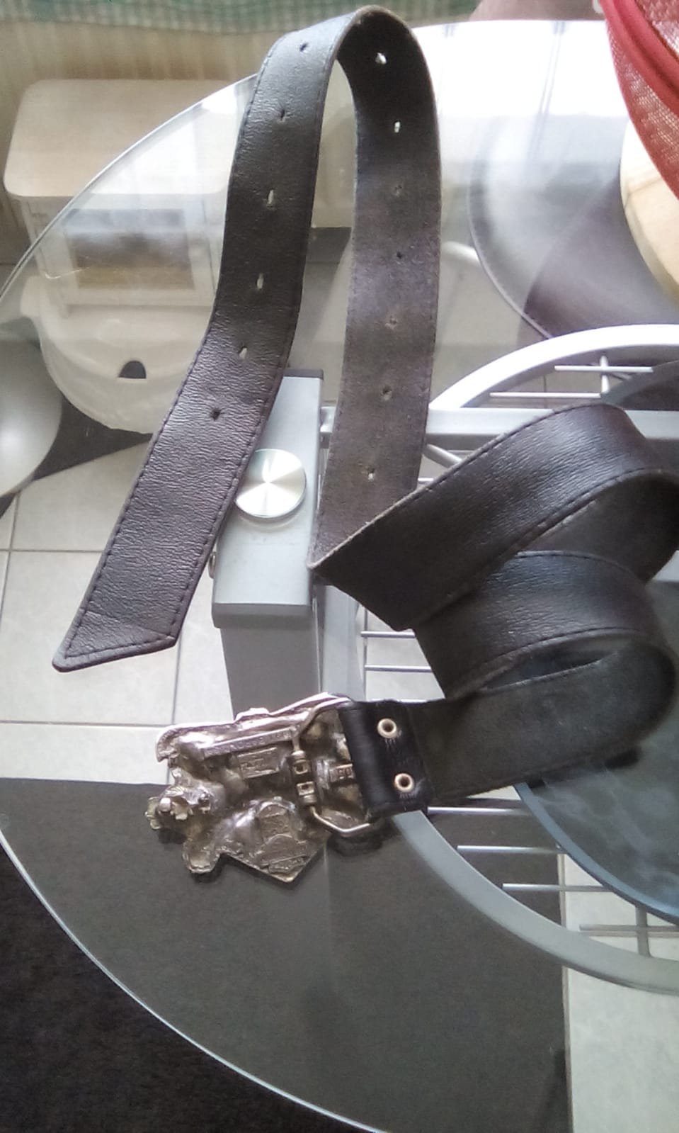 *** Gürtel mit Adler Schnalle ***