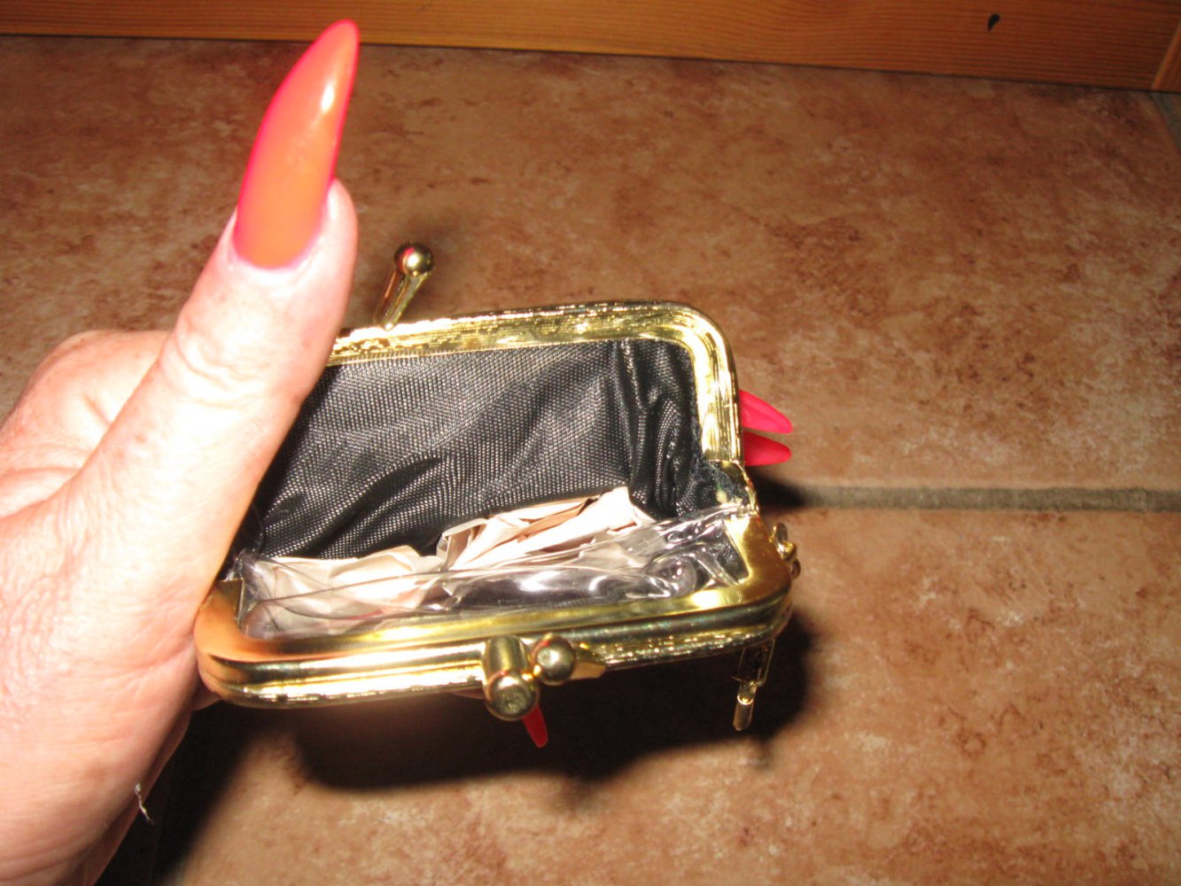 *** Kleine Geldbörse ~ Anhänger ~ Florales Design ***