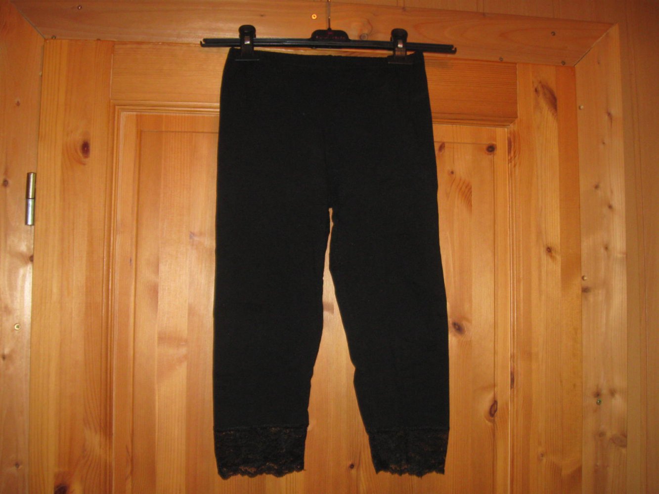 *** 3/4 Leggings mit Spitze ***