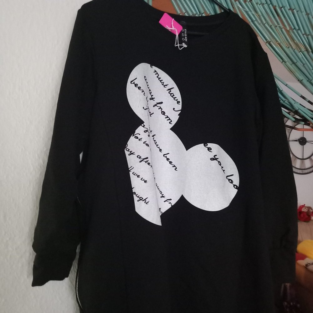 *** Neu ~ Long ~ Shirt ~ Mickey ~ Tüll ***