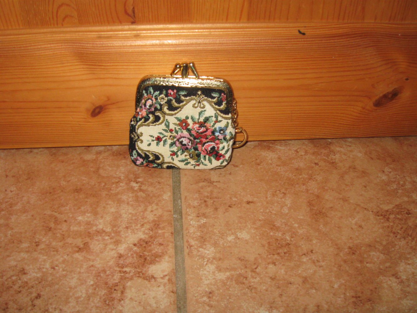 *** Kleine Geldbörse ~ Anhänger ~ Florales Design ***