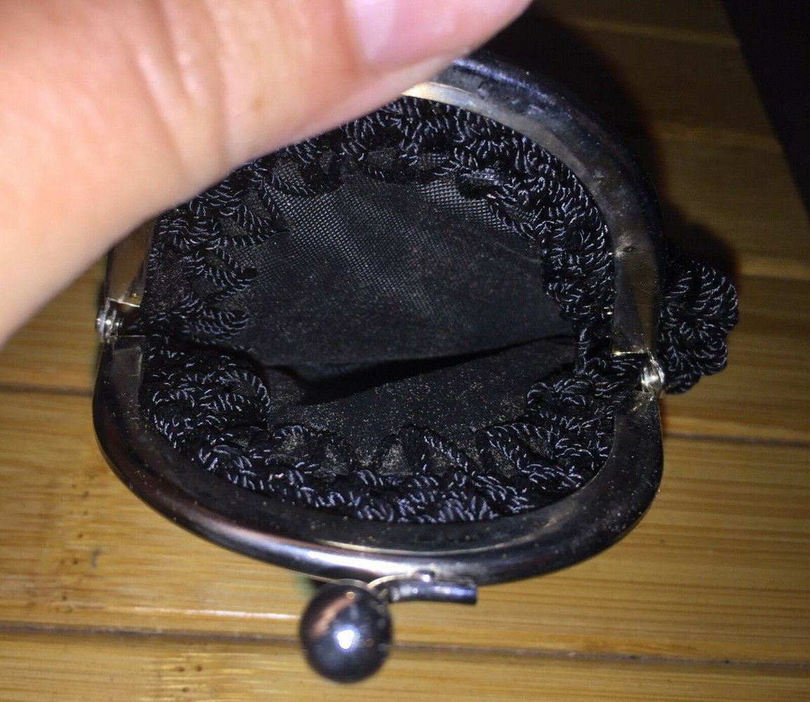 *** Süße ~ Kleine ~ Geldbörse ~ Münzen ~ Samt ~ Vintage ***