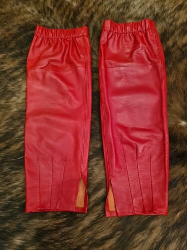 *** Unikat ~ Weiche Echt ~ Leder ~ Chaps Overknees ***