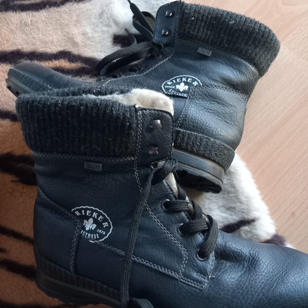 *** Neu ~ Stiefelette ~ Gefüttert ~ Rieker ***